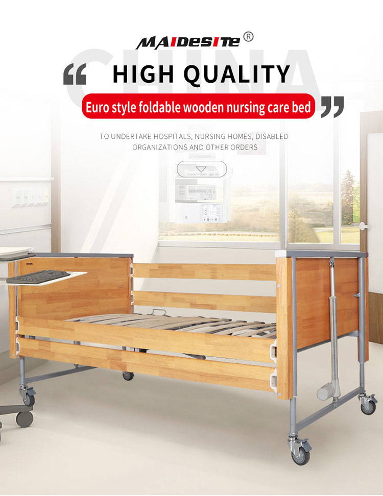 Full Electric Hospital Bed with Foam Mattress and Full Rails - for Home  Care Use and Medical Facilities - Fully Adjustable - 80