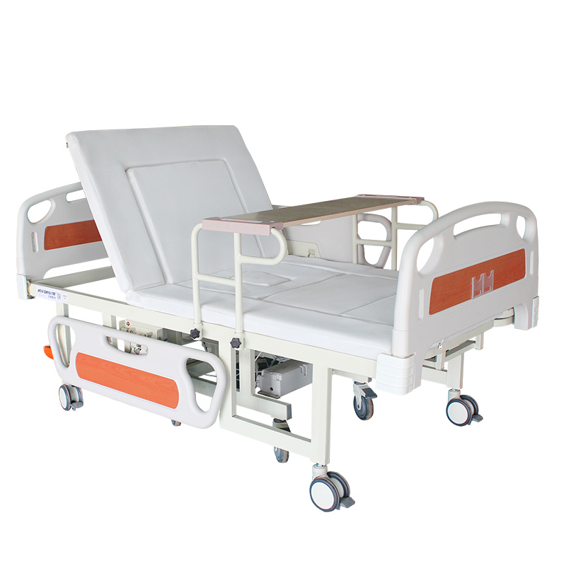 W01 Electric Manual Home Nursing Bed with Built-in Wheelchair
